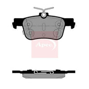 Apec Rear Brake Pad Set PAD2483
