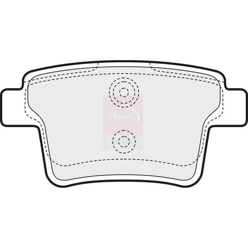Apec Rear Brake Pad Set PD3084