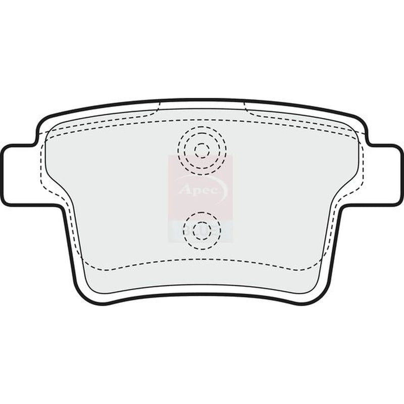 Apec Rear Brake Pad Set PD3084