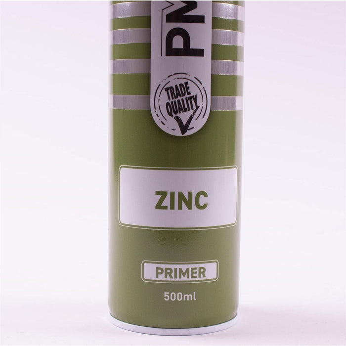 2x AUTOTEK Professional Zinc Primer 500ml Spray Paint High Coverage Autotek  - Town Parts