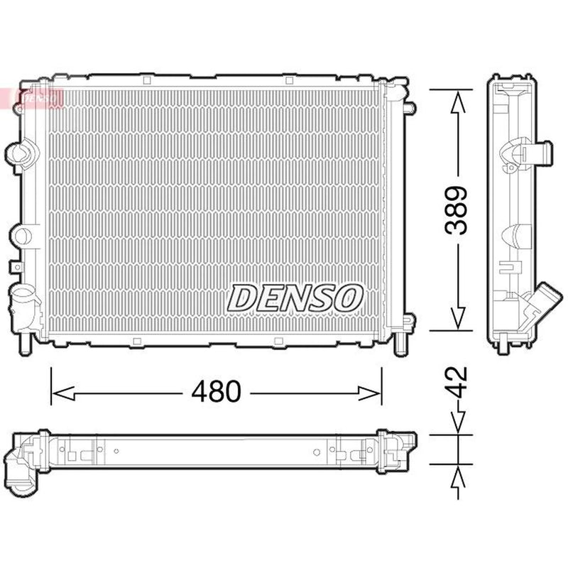 Denso Engine Radiator DRM23033
