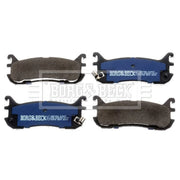 Borg & Beck 4 x Rear Brake Pad Set BBP1584