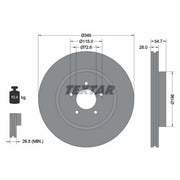 Textar 2 x Front Brake Discs 92177105