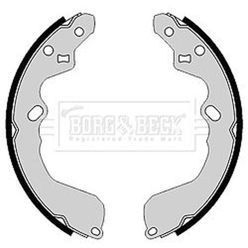Borg & Beck Brake Shoe Set Axle Kit BBS6410