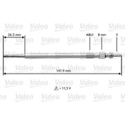 Valeo Diesel Engine Glow Plug 345204