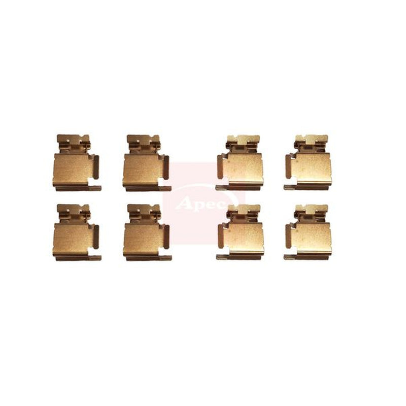 Apec Brake Pad Accessory Fitting Kit Rear KIT1003