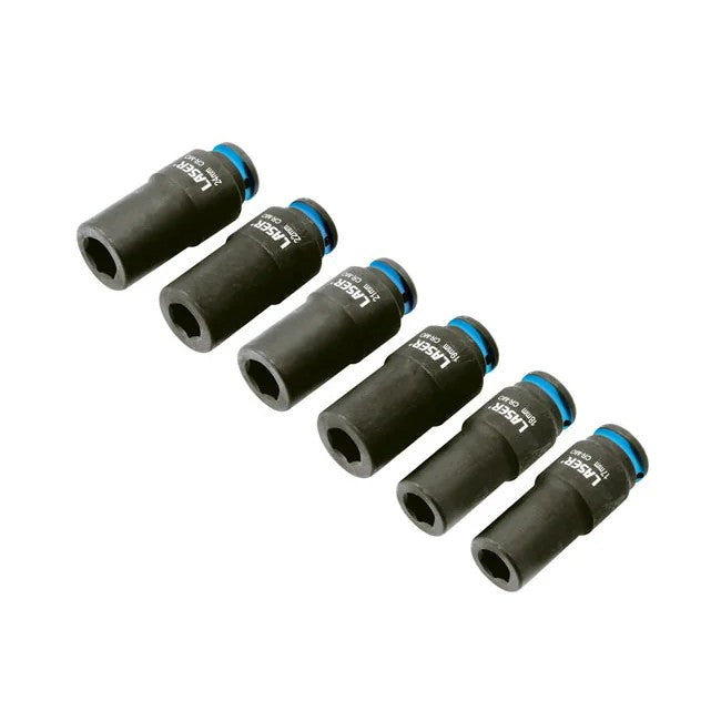 Laser Tools Weighted Socket Set 1/2"D 6pc - PL