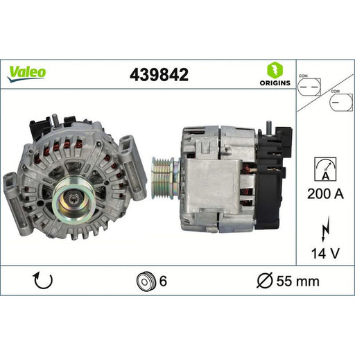 Valeo Car Alternator 12V 439842