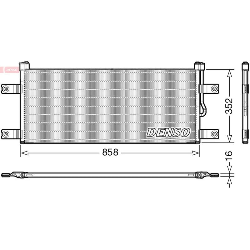 Denso Air Conditioning Condenser DCN99069