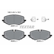 Textar Brake Pad Set 2635102
