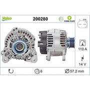 Valeo Car Alternator 12V 200280
