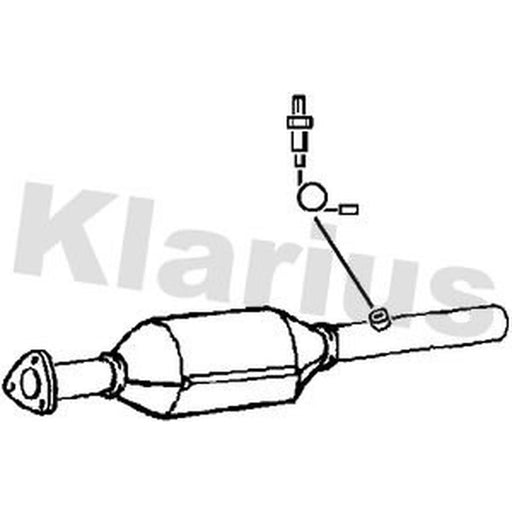 Klarius Catalyst Type Approved With Pipe Centre 321709