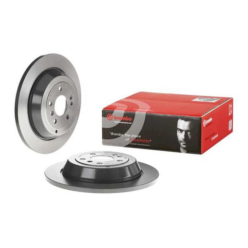 Brembo 2 x Solid Rear Brake Discs 08.R101.11