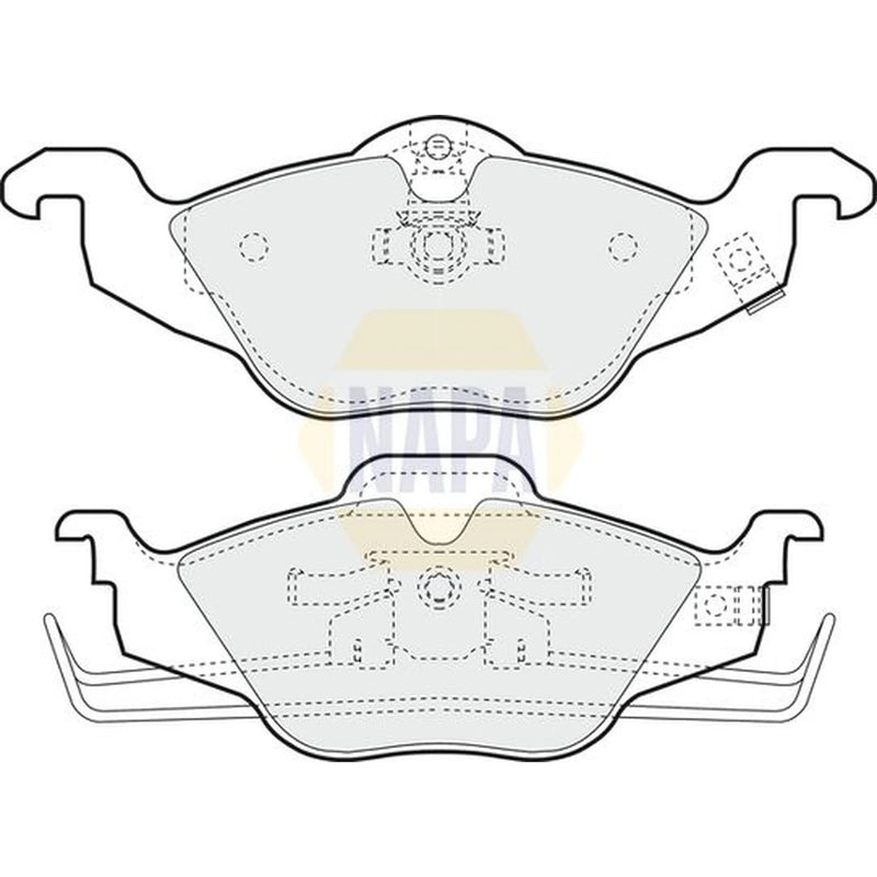 NAPA Front Brake Pad Set NBP1229