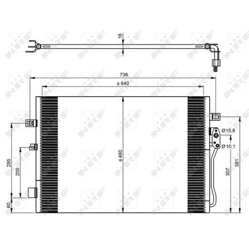 NRF Air Conditioning Condenser 350087