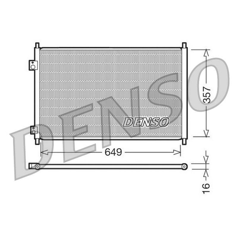 Denso Air Conditioning Condenser DCN40008