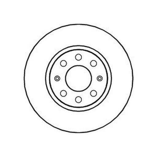 Abtex 2 x Solid Front Brake Discs BD1370S