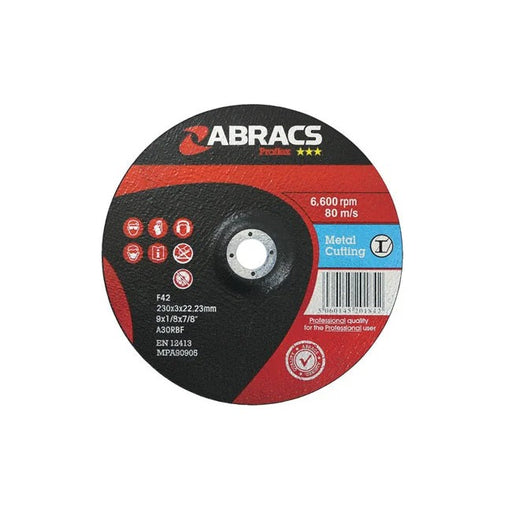 Abracs DPC Cutting Discs 230mm x 3.0mm 5pc - CPL