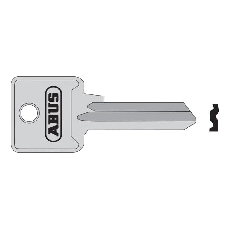 ABUS Mechanical 85/40 40mm L Key Blank - 10002696-01