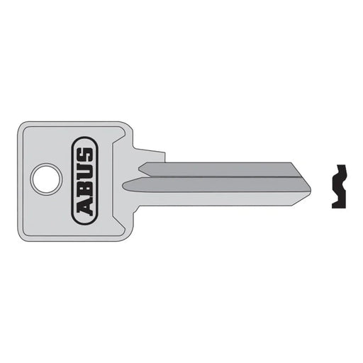 ABUS Mechanical 85/40 40mm L Key Blank - 10002696-01