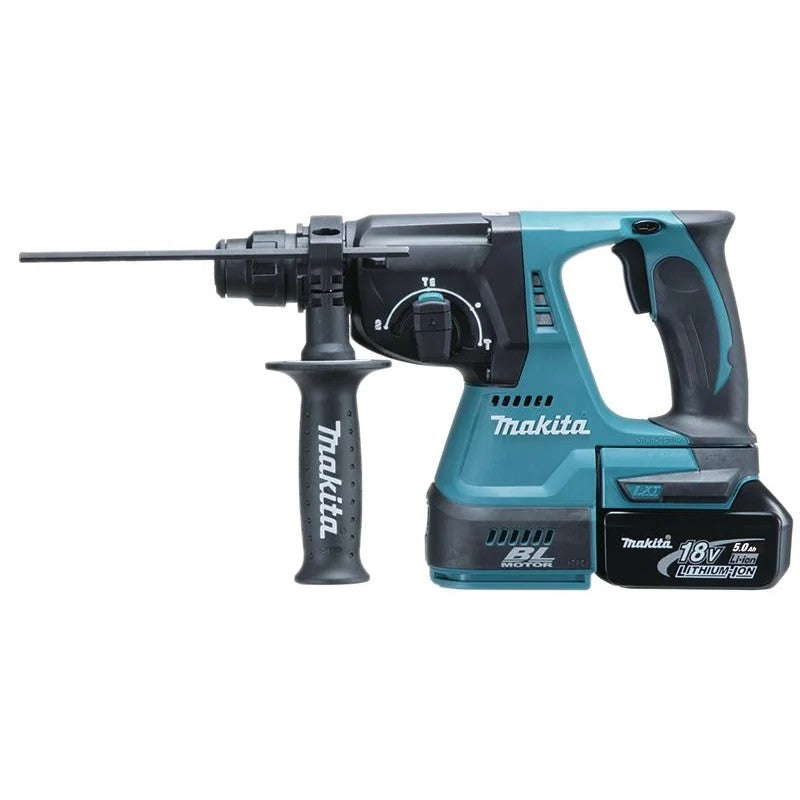 Makita DHR242RTJ SDS Plus BL Hammer Drill 18V 2 x 5.0Ah Li-ion - DHR242RTJ