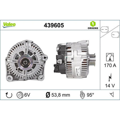 Valeo Car Alternator 12V 439605