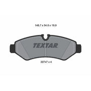 Textar Rear Brake Pad Set 2074701