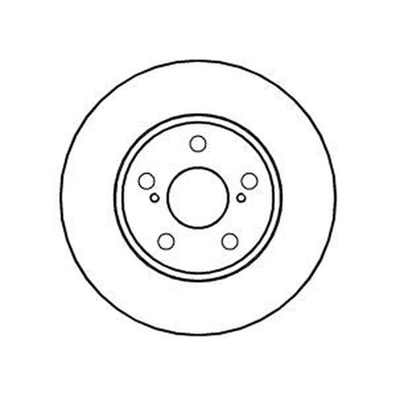 Abtex 2 x Vented Front Brake Discs BD1004V