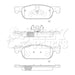 Genuine Key Parts Rear Brake Pads Kbp2591 Bosch  - Town Parts