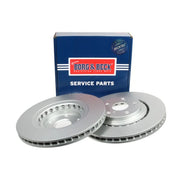 Borg & Beck 2 x Vented Front Brake Discs BBD5229