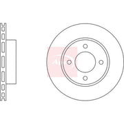 Apec 2 x Vented Front Brake Discs DSK2648