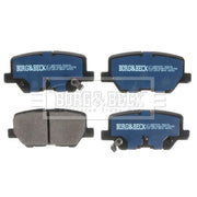 Borg & Beck 4 x Rear Brake Pad Set BBP2999