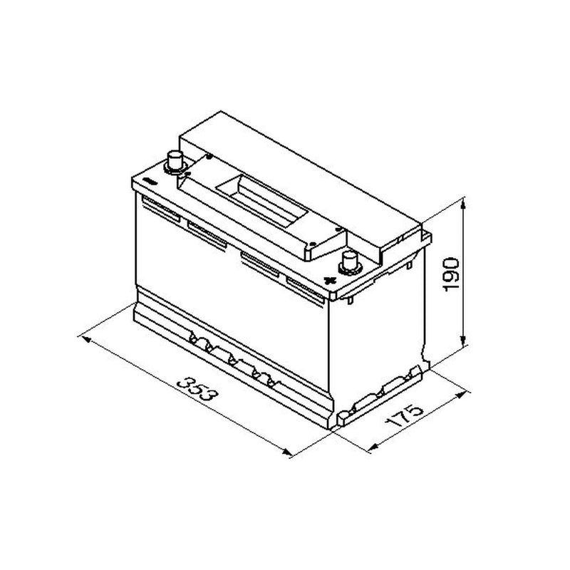 Bosch Batteries Battery 12V 90Ah 720A 0 092 S30 130