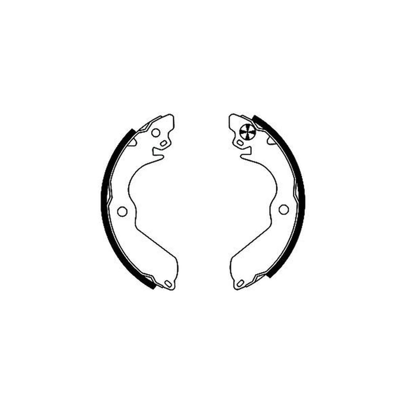 Mintex Brake Shoe Set Axle Kit MFR375