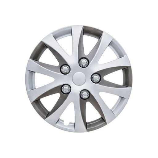 Set of 4 Ring Enbossa Wheel Trims Hub Caps 15" Covers Universal Fit Deep Dish (Car Van) Ring  - Town Parts