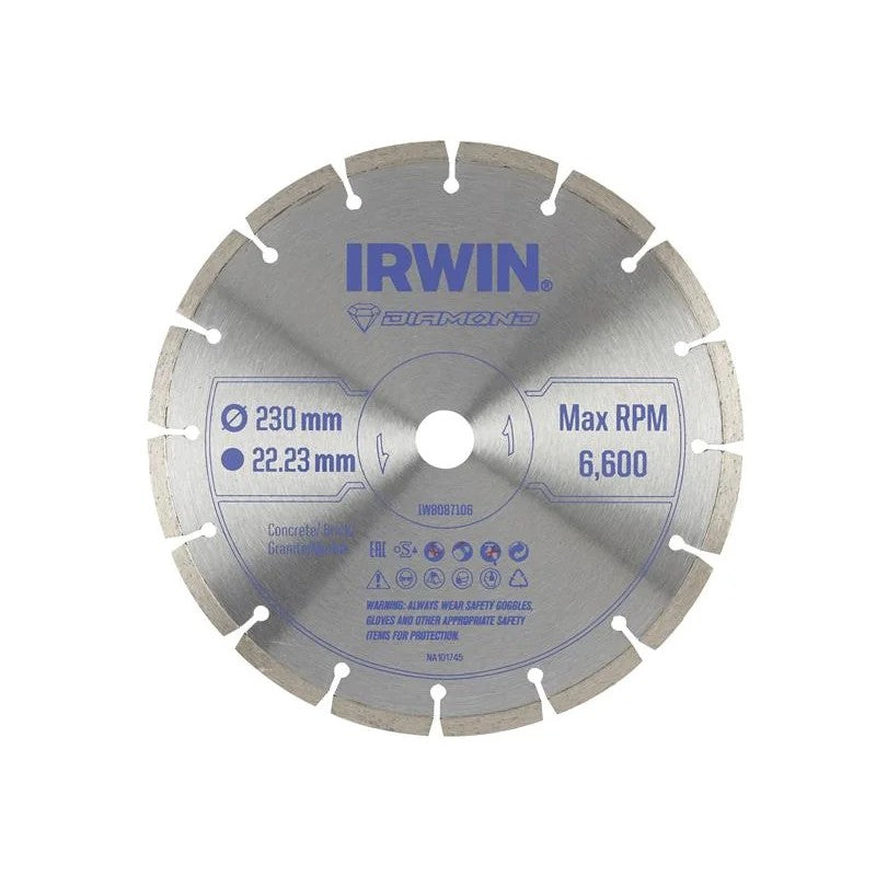 IRWIN® Segmented Diamond Blade 230 x 22.23mm - IW8087106