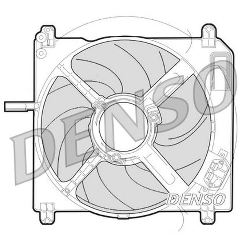 Denso Engine Cooling Fan DER09009