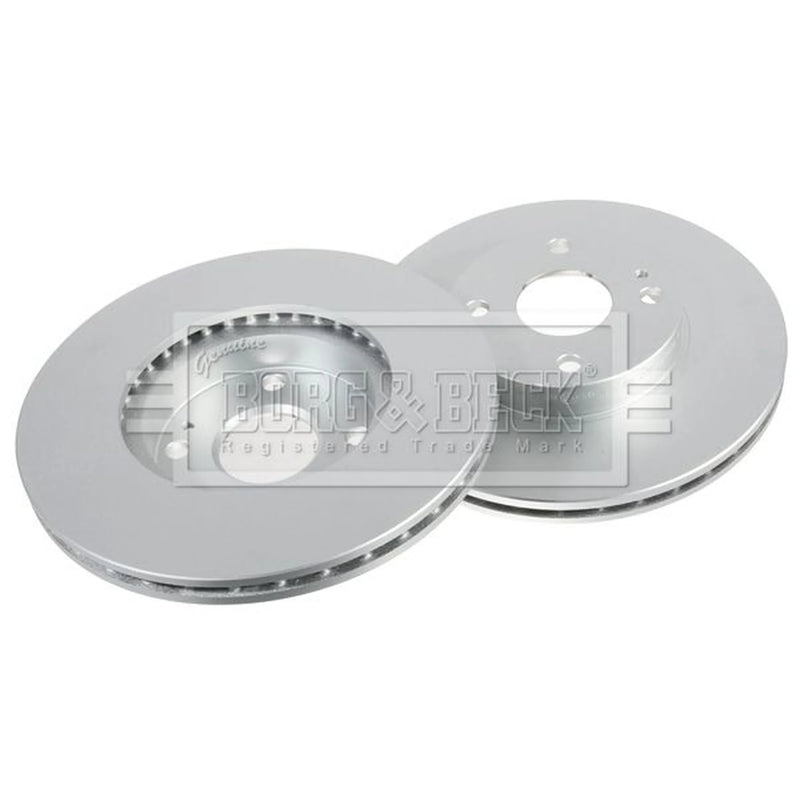 Borg & Beck 2 x Vented Front Brake Discs BBD4153