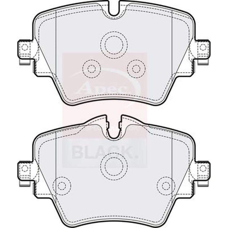 Apec Front Brake Pad Set PAD2050B