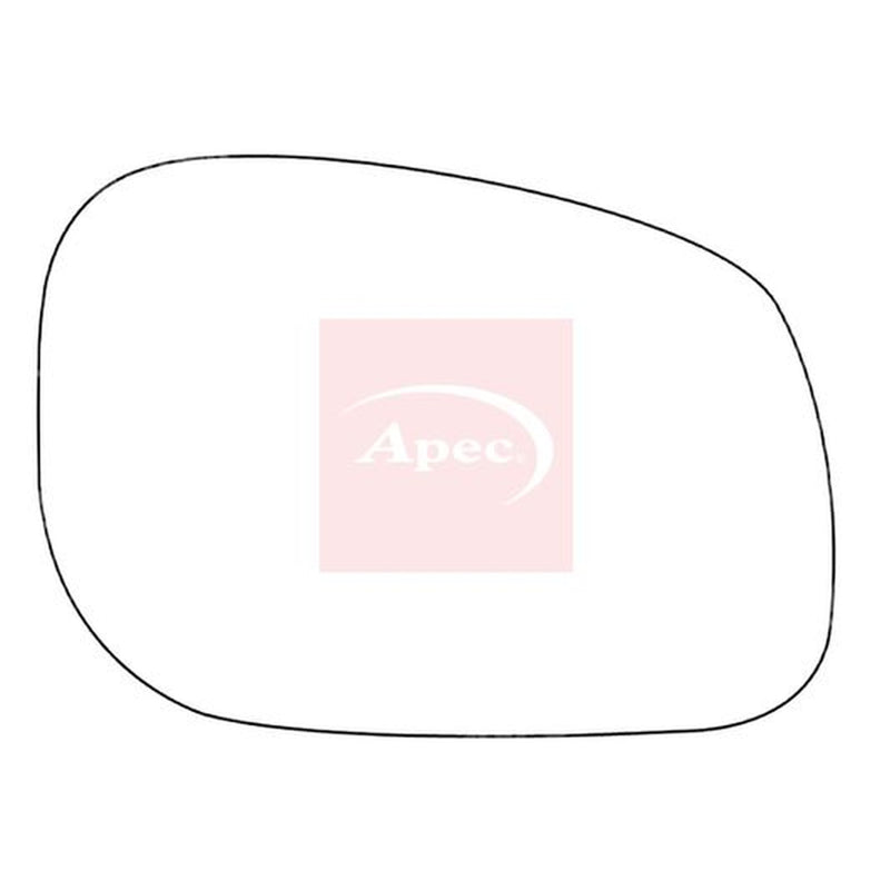 Apec Exterior Wing Mirror Glass Right AMS2694