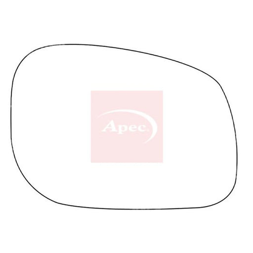 Apec Exterior Wing Mirror Glass Right AMS2694