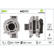 Valeo Car Alternator 12V 443111