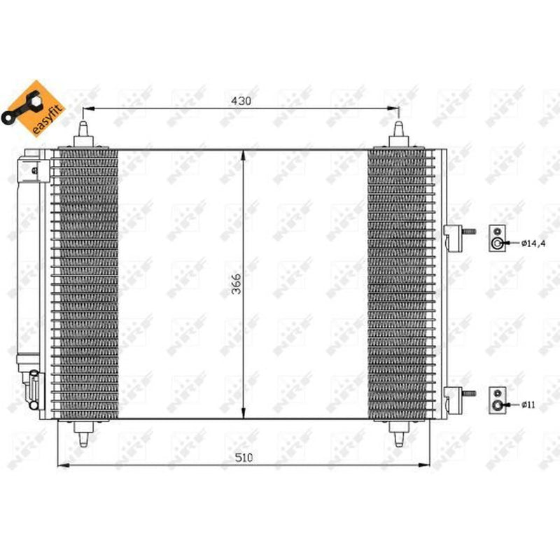 NRF Air Conditioning Condenser 35445