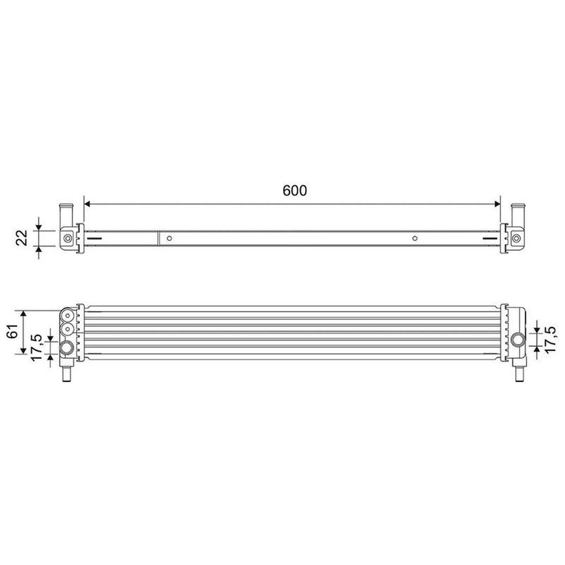 Valeo Engine Radiator 701180