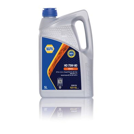 NAPA Manual Transmission Oil 5L GL-4+ MTF LT-2 75W-80 N3115L