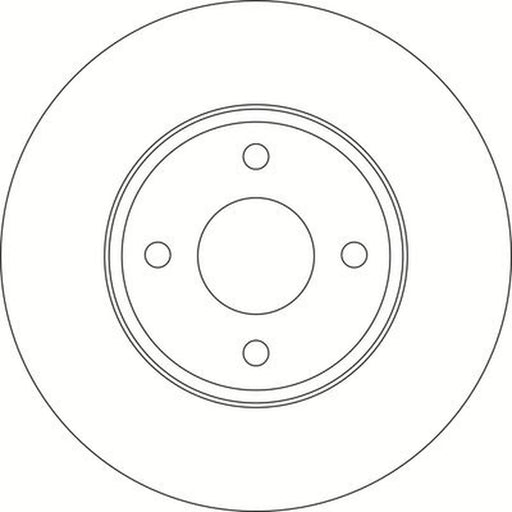Abtex 2 x Vented Front Brake Discs BD1954V