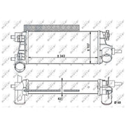 NRF Intercooler (Charge Air Cooler) 30926