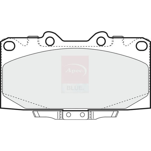 Apec Front Brake Pad Set PD3486