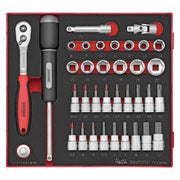 Teng Tools Socket Set 36 Pieces 3/8" Drive FOAM2