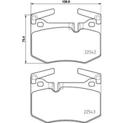 Mintex Rear Brake Pad Set MDB3802